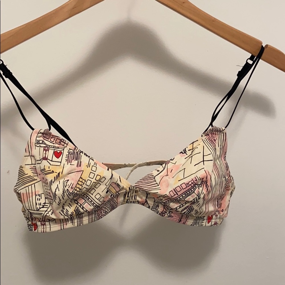 Calvin Klein Bralette Parisian Print